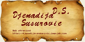 Đenadija Susurović vizit kartica